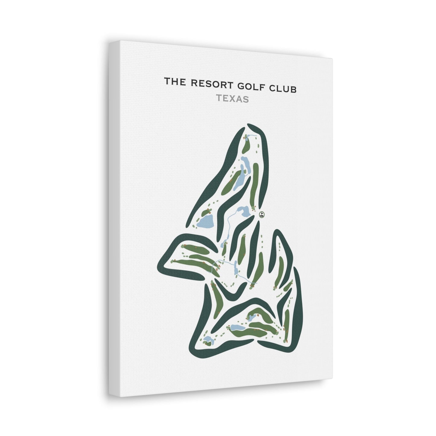 The Resort Golf Club, Texas - Printed Golf Courses