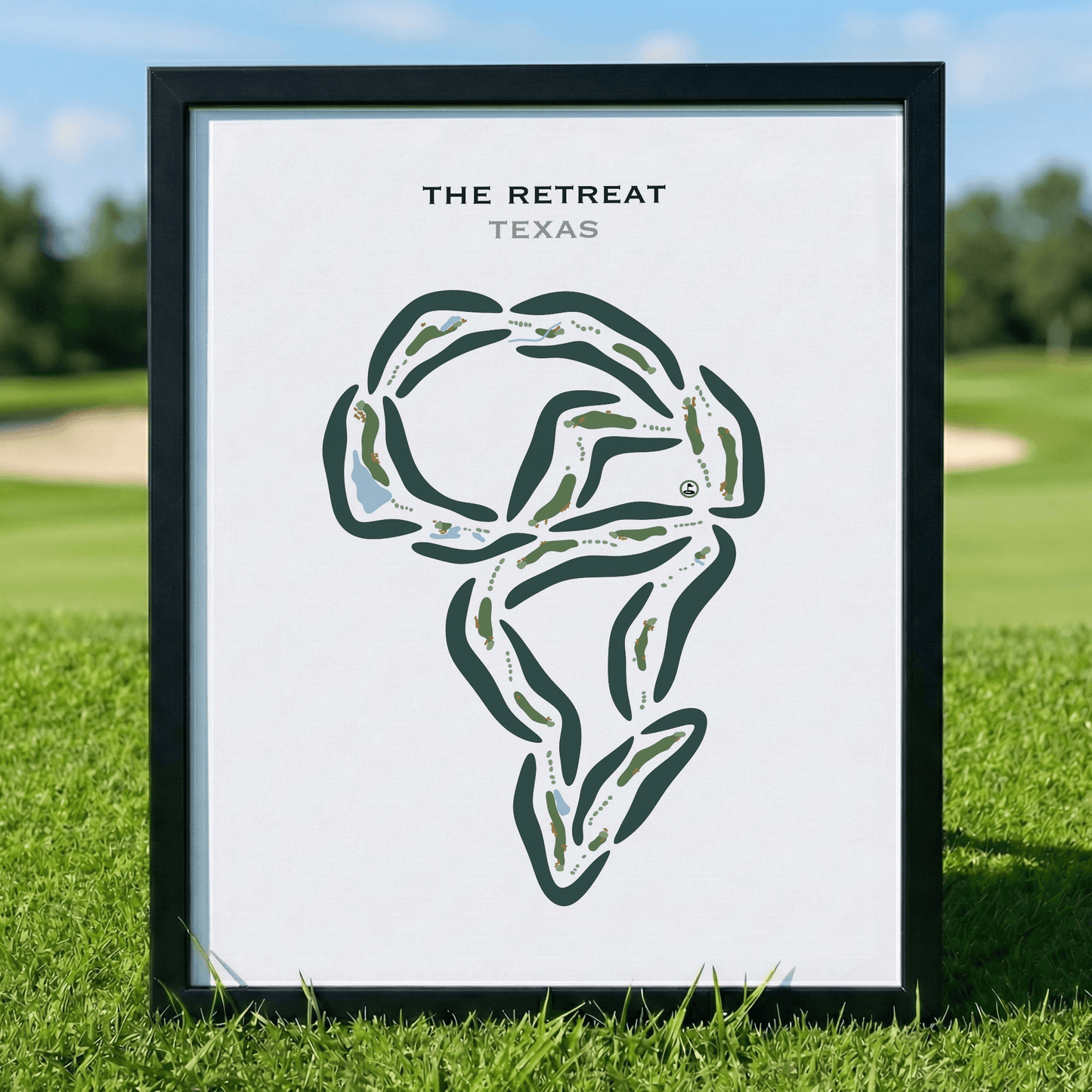 The Retreat, Texas - Printed Golf Course