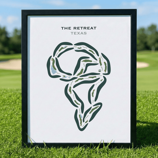 The Retreat, Texas - Printed Golf Course