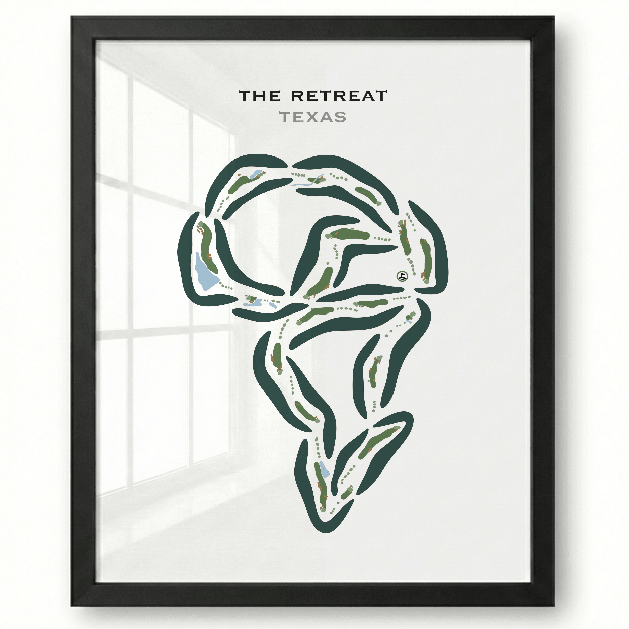 The Retreat, Texas - Printed Golf Course