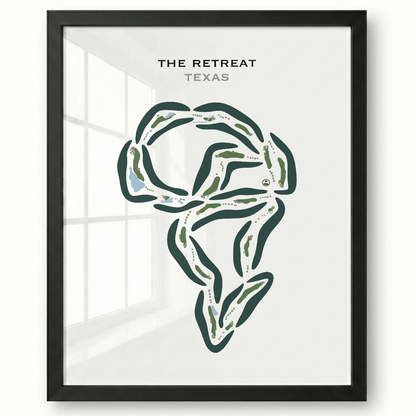The Retreat, Texas - Printed Golf Course