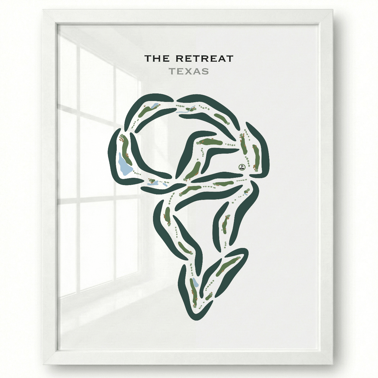 The Retreat, Texas - Printed Golf Course