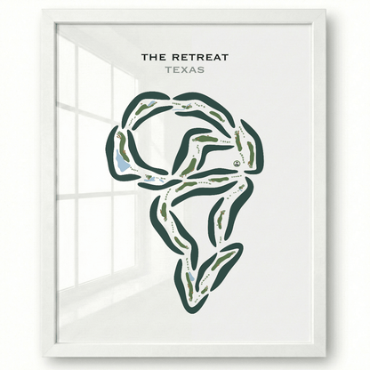 The Retreat, Texas - Printed Golf Course