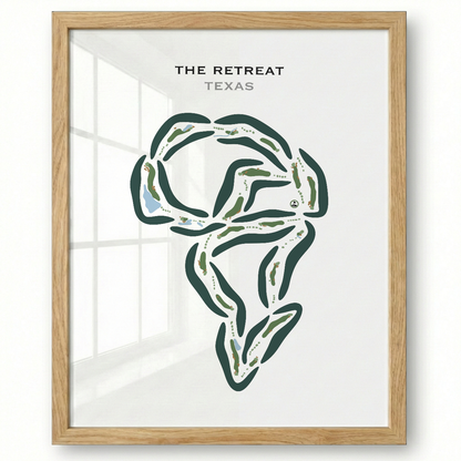 The Retreat, Texas - Printed Golf Course