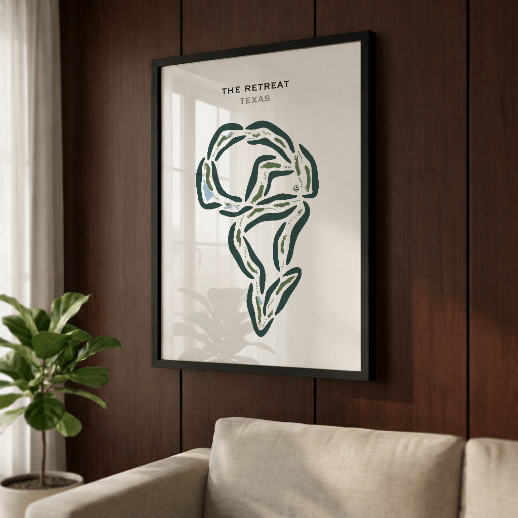 The Retreat, Texas - Printed Golf Course