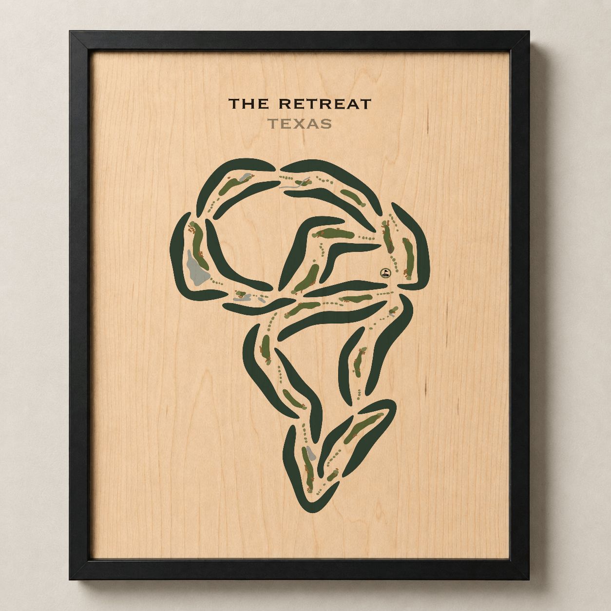 The Retreat, Texas - Printed Golf Course