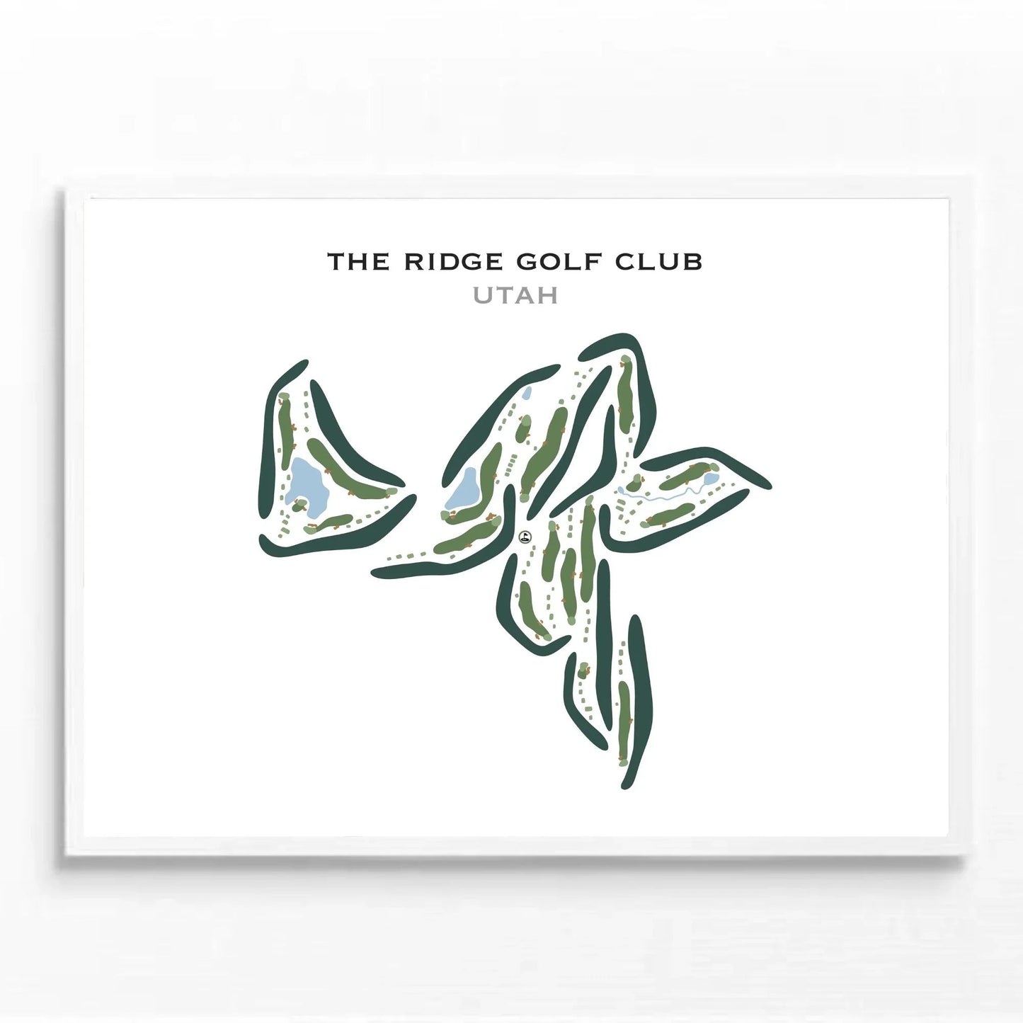 The Ridge Golf Club, Utah - Printed Golf Course