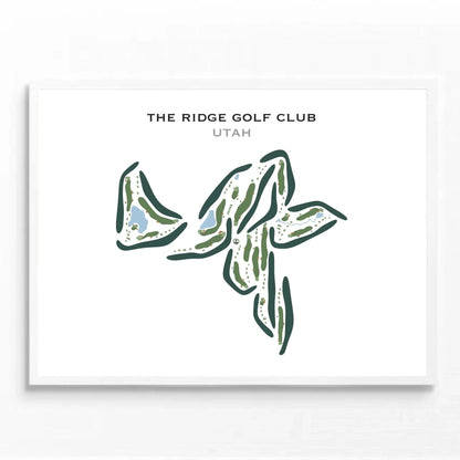 The Ridge Golf Club, Utah - Printed Golf Course