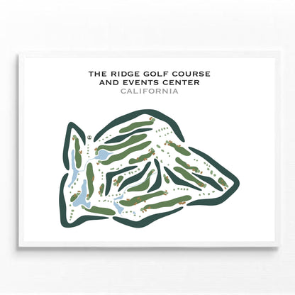 The Ridge Golf Course & Events Center, California - Printed Golf Courses