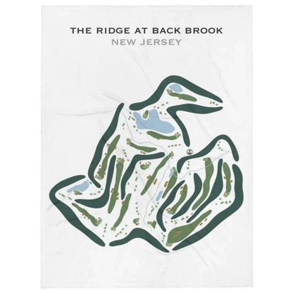 The Ridge At Back Brook, New Jersey - Printed Golf Courses