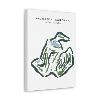 The Ridge At Back Brook, New Jersey - Printed Golf Courses