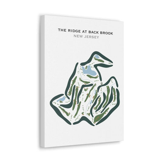 The Ridge At Back Brook, New Jersey - Printed Golf Courses