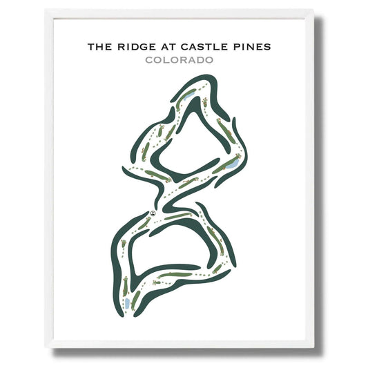 The Ridge at Castle Pines, Colorado - Printed Golf Courses