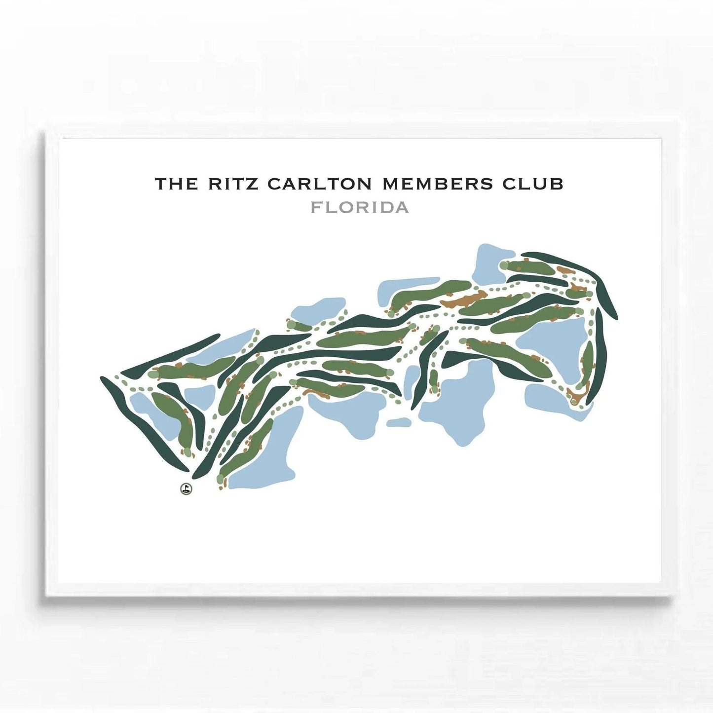 Ritz-Carlton Members Golf Club, Florida - Printed Golf Courses