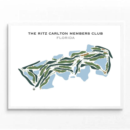 Ritz-Carlton Members Golf Club, Florida - Printed Golf Courses