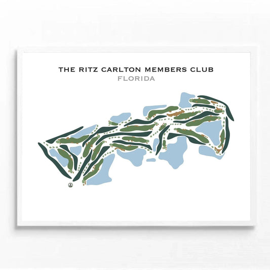 Ritz-Carlton Members Golf Club, Florida - Printed Golf Courses