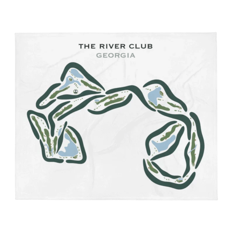 The River Club, Georgia - Printed Golf Courses