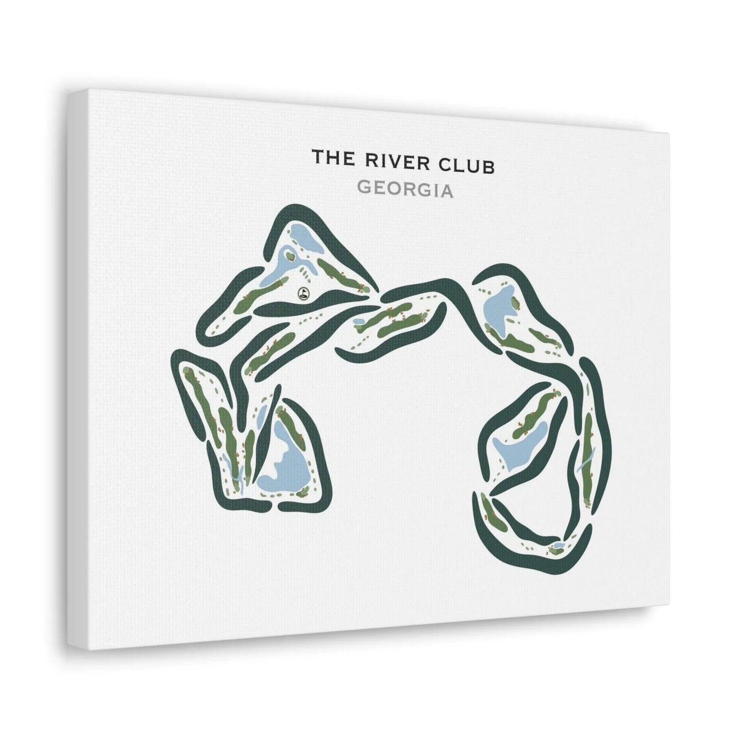The River Club, Georgia - Printed Golf Courses