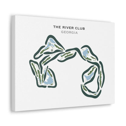 The River Club, Georgia - Printed Golf Courses