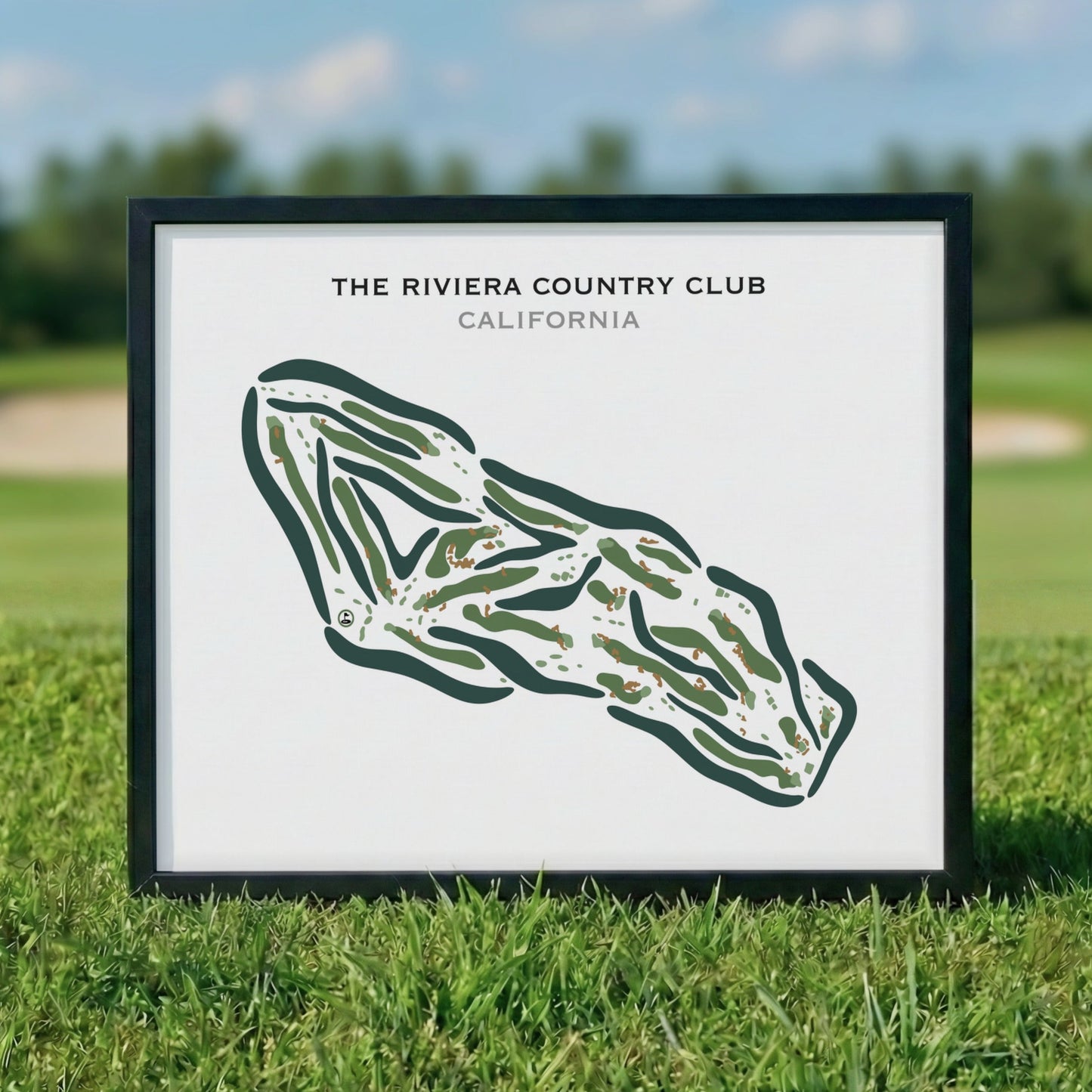 The Riviera Country Club, California - Printed Golf Courses