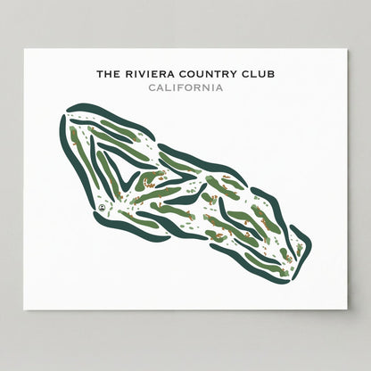 The Riviera Country Club, California - Printed Golf Courses