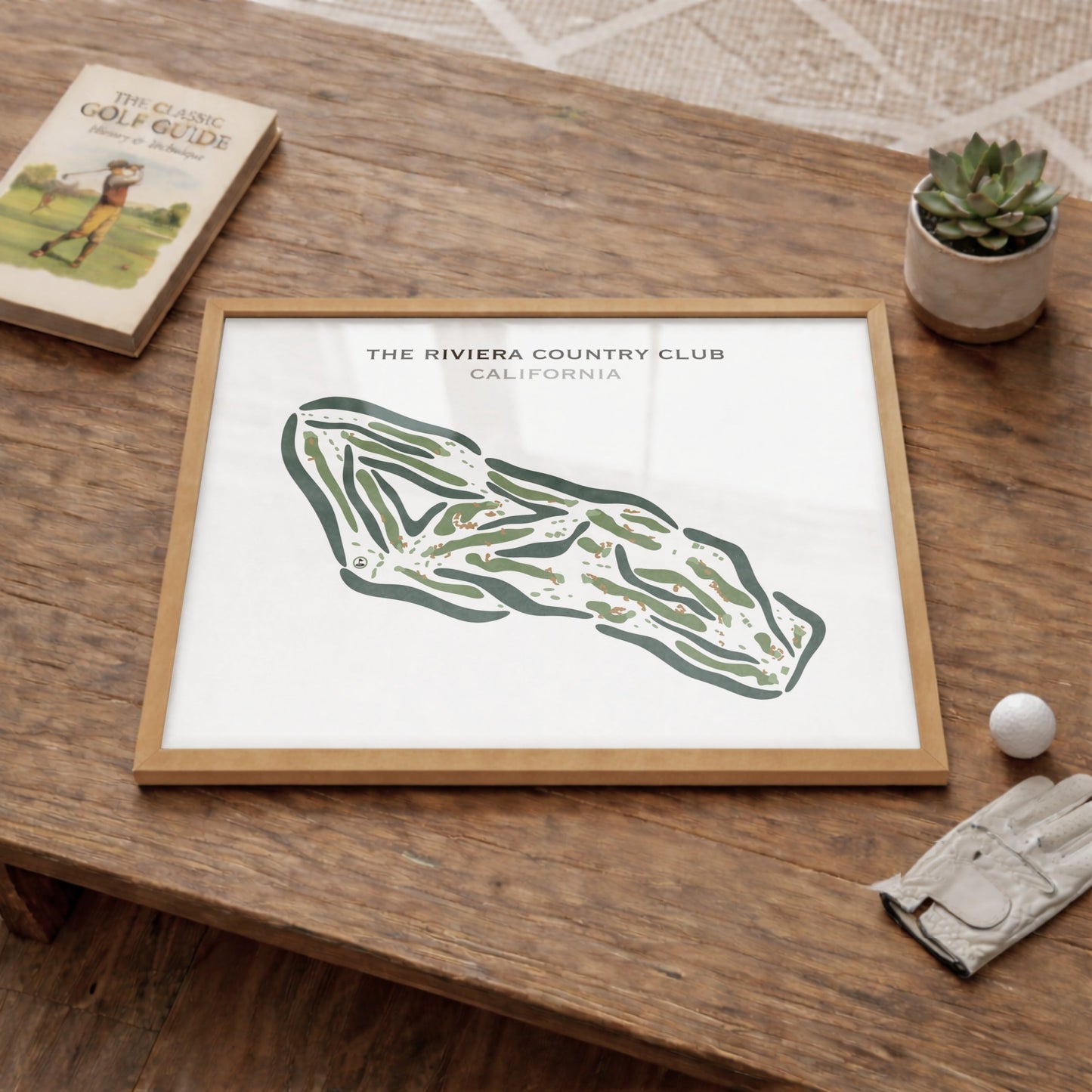 The Riviera Country Club, California - Printed Golf Courses