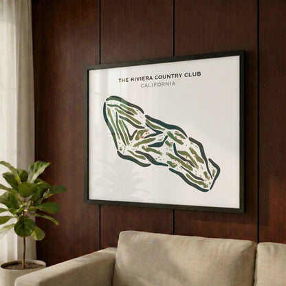 The Riviera Country Club, California - Printed Golf Courses