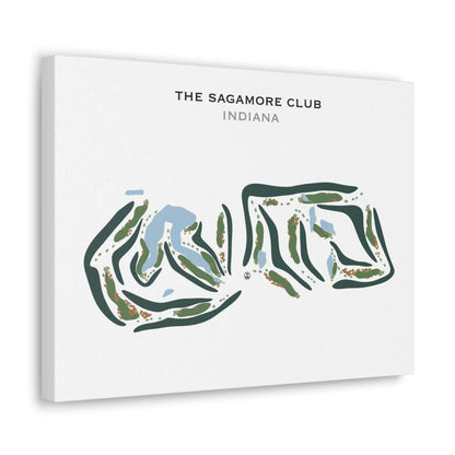 Sagamore Golf Club, Indiana - Printed Golf Courses