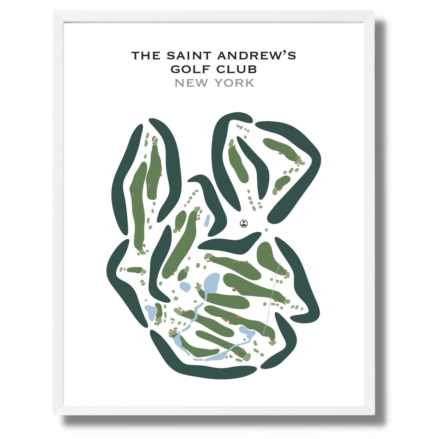 The Saint Andrews Golf Club, New York - Printed Golf Courses