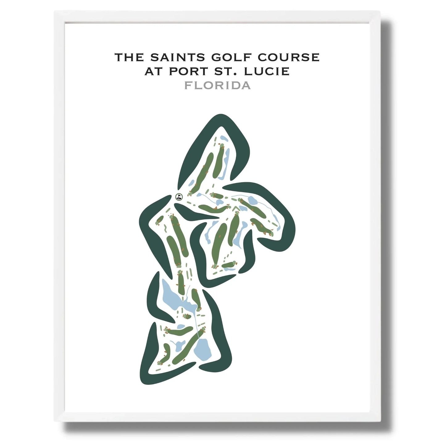 The Saints at Port St. Lucie, Florida - Printed Golf Courses