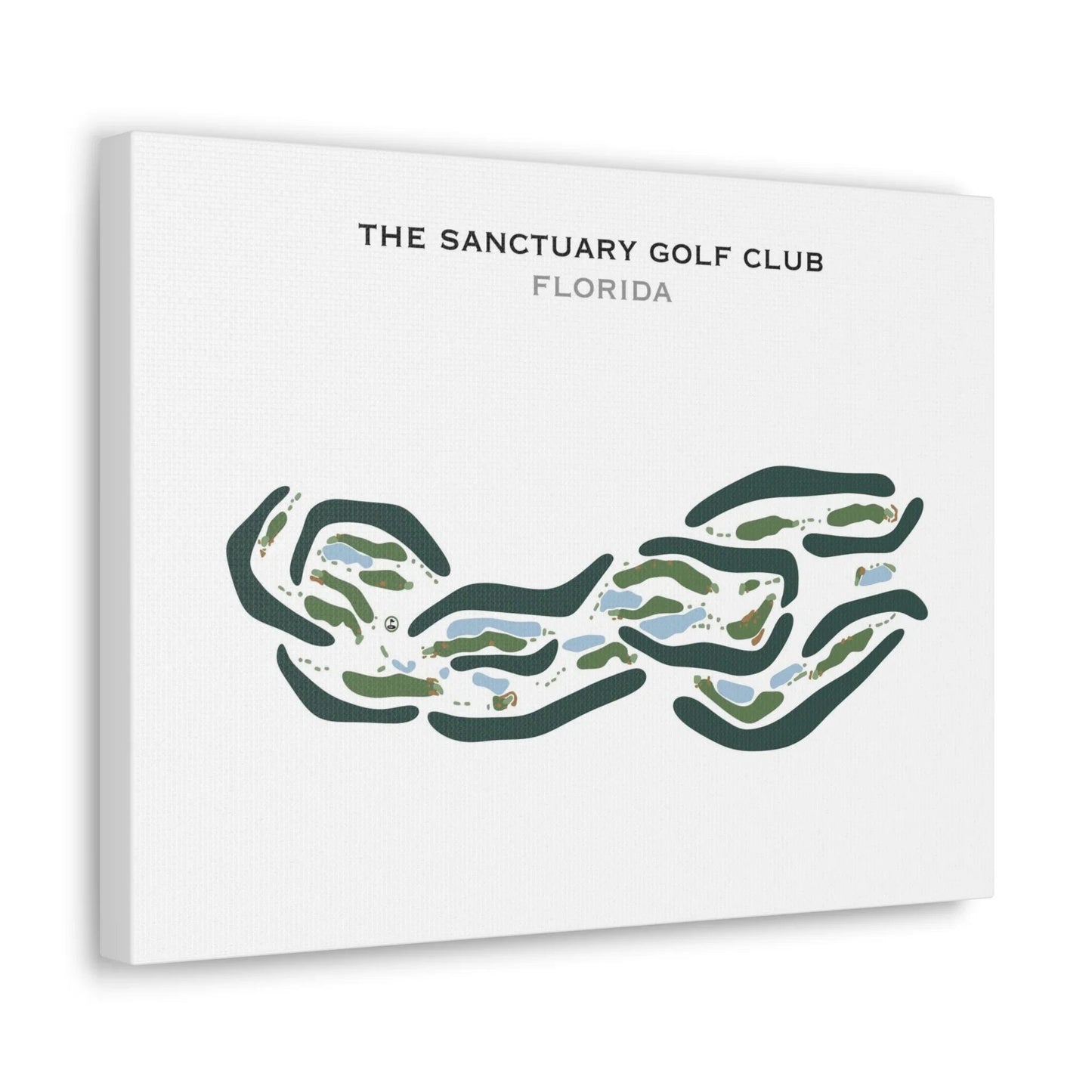 The Sanctuary Golf Club, Florida - Printed Golf Courses