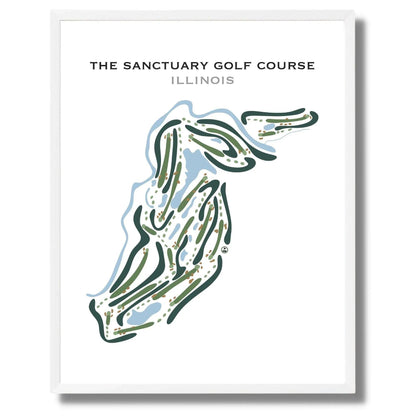 The Sanctuary Golf Course, Illinois - Printed Golf Courses
