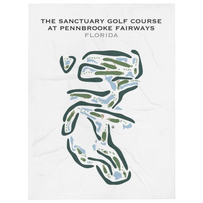 The Sanctuary Golf Course at Pennbrooke Fairways, Florida - Printed Golf Courses