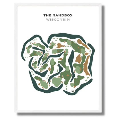 The Sandbox, Wisconsin - Printed Golf Courses