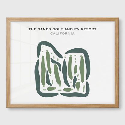 The Sands Golf & RV Resort, California - Printed Golf Courses