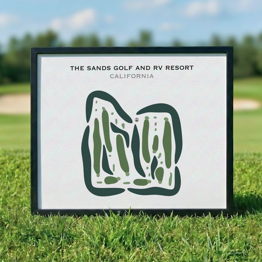 The Sands Golf & RV Resort, California - Printed Golf Courses