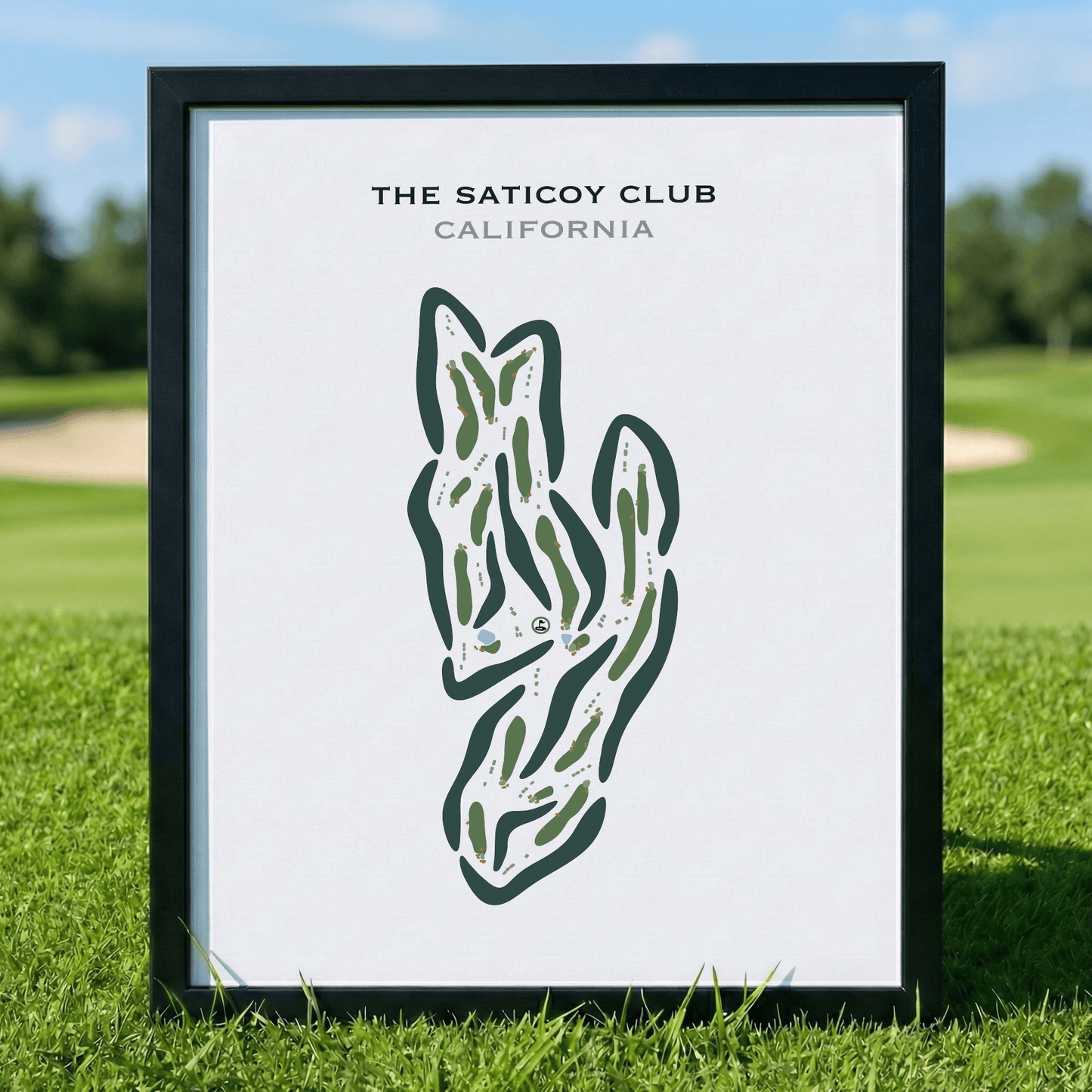 The Saticoy Club, California - Printed Golf Courses