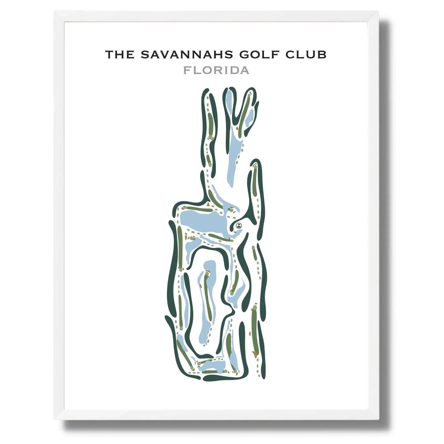 The Savannahs Golf Club, Florida - Printed Golf Courses