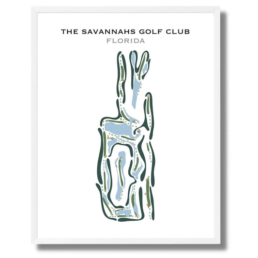 The Savannahs Golf Club, Florida - Printed Golf Courses