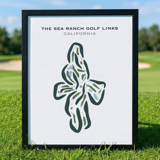 The Sea Ranch Golf Links, California - Printed Golf Courses