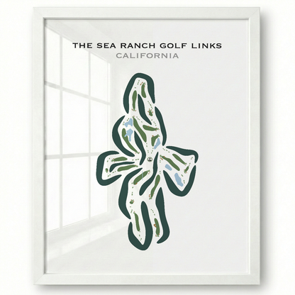 The Sea Ranch Golf Links, California - Printed Golf Courses