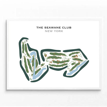 The Seawane Club, New York - Printed Golf Courses