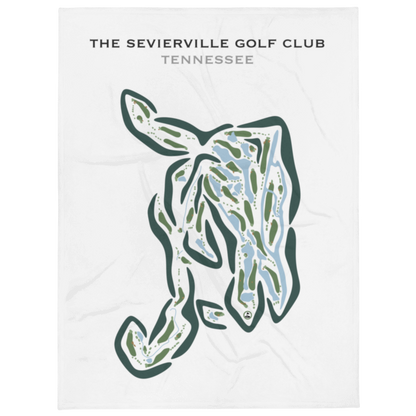 The Sevierville Golf Club, Tennessee - Printed Golf Courses