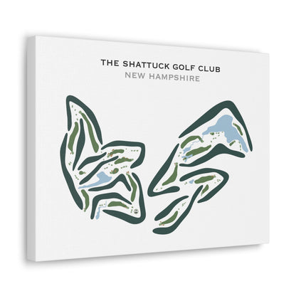 The Shattuck Golf Club, New Hampshire - Printed Golf Courses