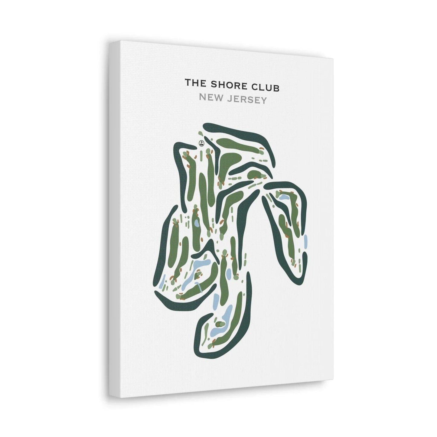 The Shore Club, New Jersey - Printed Golf Courses