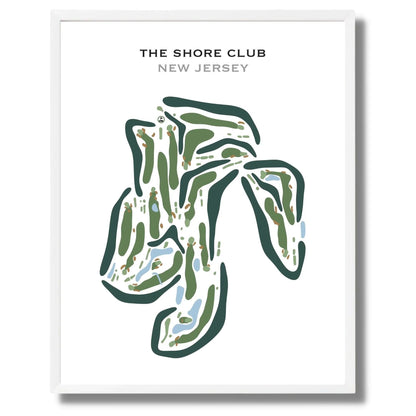 The Shore Club, New Jersey - Printed Golf Courses