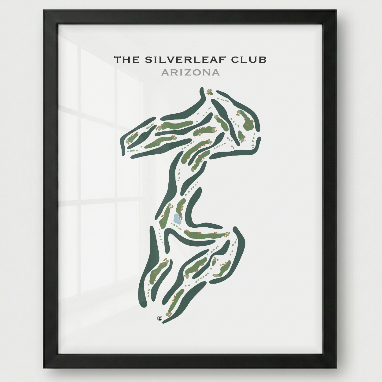 The Silverleaf Club, Arizona - Printed Golf Course