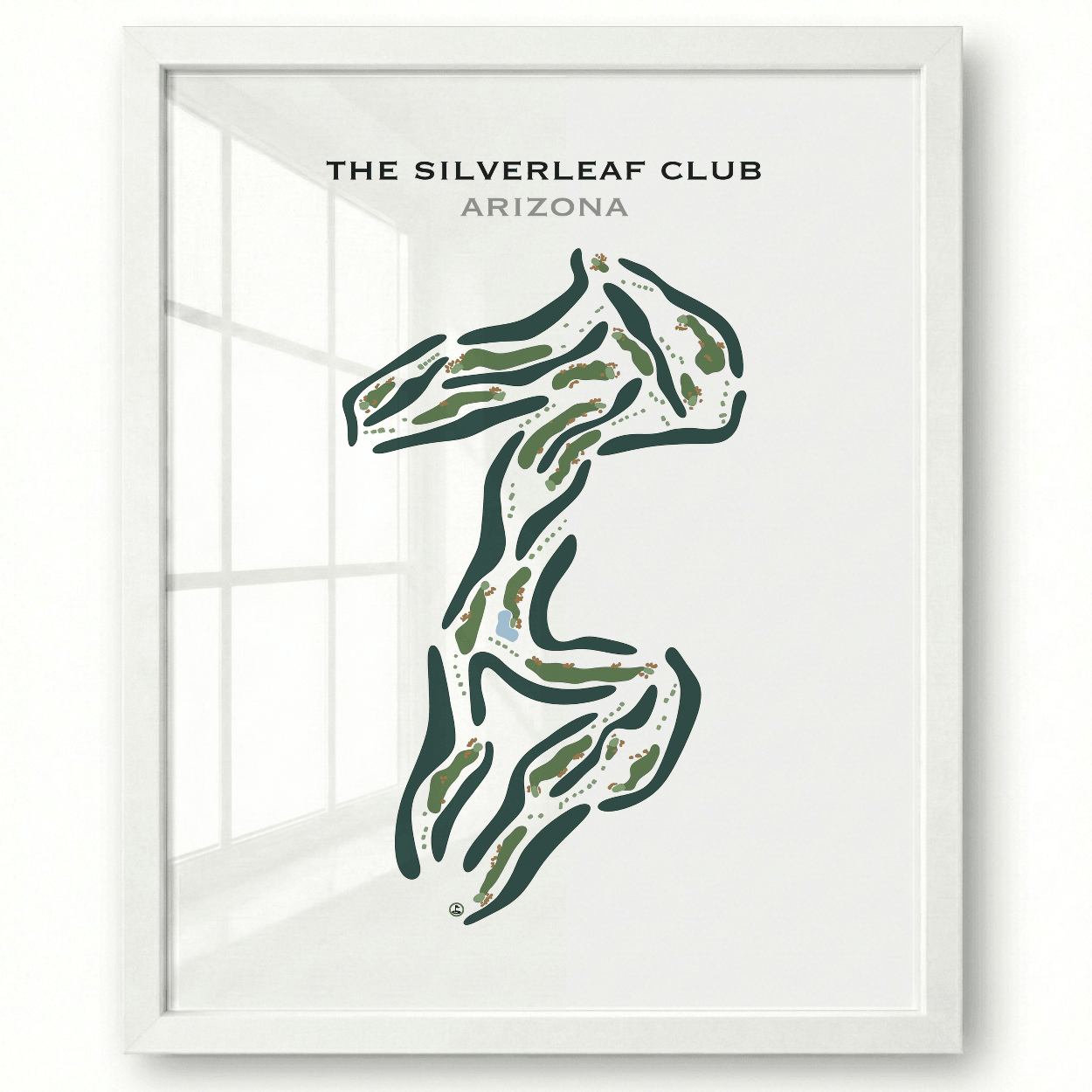The Silverleaf Club, Arizona - Printed Golf Course