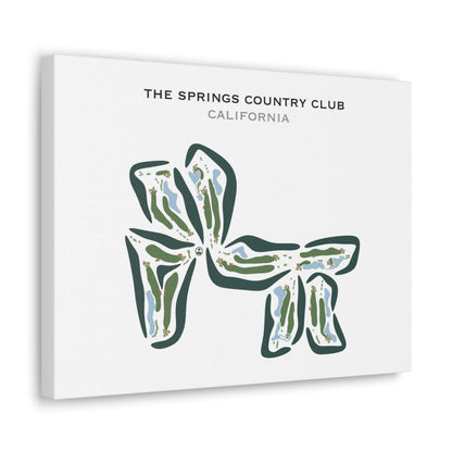 The Springs Country Club, California - Printed Golf Courses