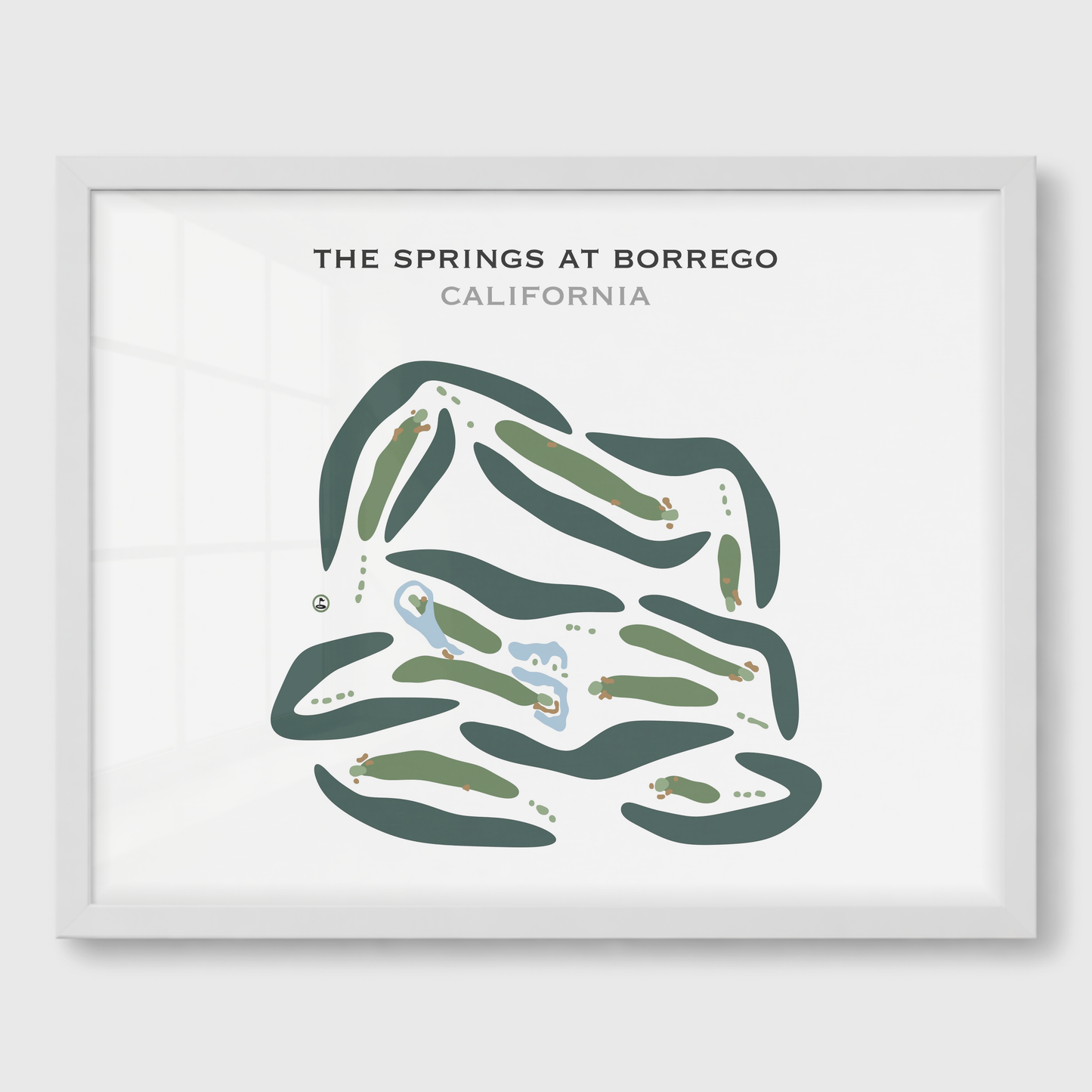 The Springs at Borrego, California - Printed Golf Courses